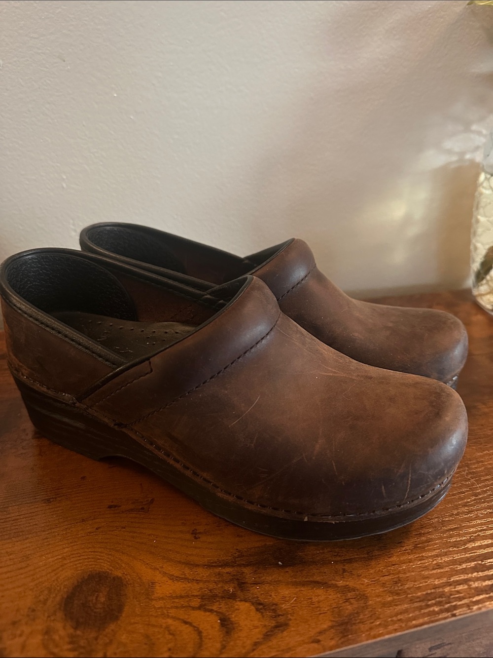 Dansko Brown Leather Clog